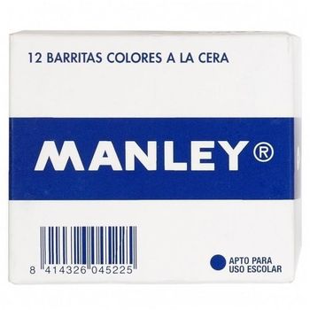 Manley Ceras 60mm Bermellon Oscuro 8 Estuche De 12