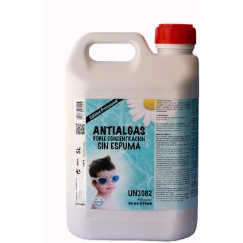 Antialgas Doble Concentración Sin Espuma. Botella 5 Lt.