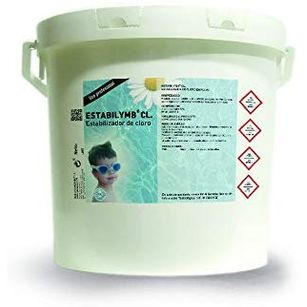 Estabilymb Cl: Estabilizador Protector De Cloro En Polvo Para Piscinas. Bote 5 Kg