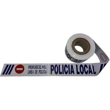 Cinta De Balizamiento:"policía Local". 250 Mt