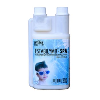Estabilymb ® Spa: Antiespumante Gel Líquido Para Piscinas, Spas Y Fuentes. Botella De 500 Ml Con Dosificador