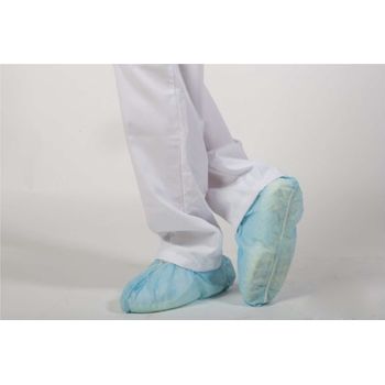 22180-peuco Cubre Zapatos Con Suela De Rodadura Protección Desechable Médica Para Clínicas - Laboratorios - Esteticien - Alimentación - Dentistas - Veterinarios - Enfermerías - Pack 100 Ud. Azul 30 Gr