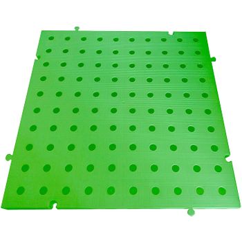 Náyade Block Tarima Ecológica Desmontable 50x50x2,5 Cm. Con Orificio. No Apto Uso Alimentario. Caja De 4 Uds. *1m2. (verde)