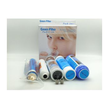 Kit Recambio Osmosis Domésticas Universal 5 Filtros 2 Racord Conexión Rápida