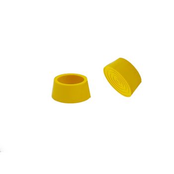 Tapón Taco Para Escalera De Piscina. Color Amarillo. Pack 2 Unidades