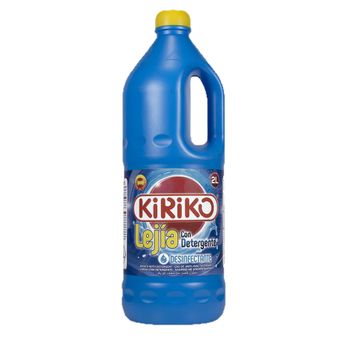 Kit 6 Unidades Lejía Con Detergente Kiriko. Botellas De 2 Lts.