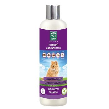 Menforsan Champú Anti-insectos Gatos, 300 Ml