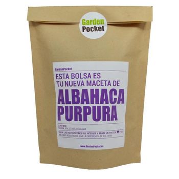 Kit Huerto Albahaca Púrpura Garden Pocket