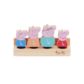 PEPPA PIG SET DE 4 FIGURAS - PEPPA Y SU FAMILIA DE VACACIONES