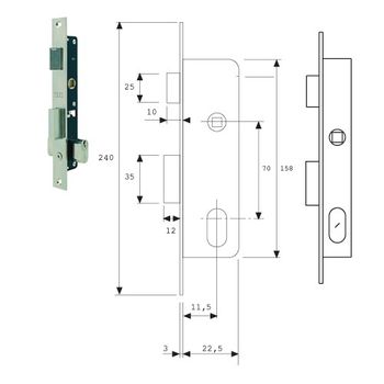 Cerradura Seguridad Lt T60 - Tesa - R201b/56/6l - 50 Mm con Ofertas en  Carrefour