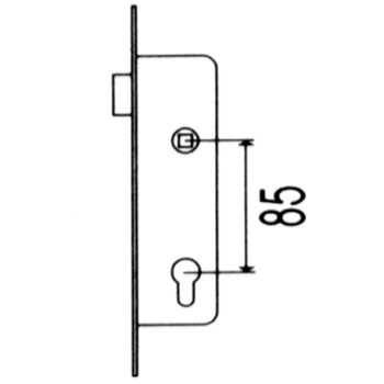 Cerradura De Embutir Tesa 2219253ai