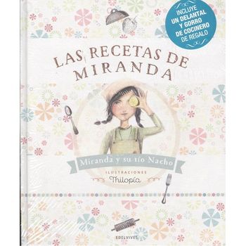 Las Recetas De Miranda (pack+delantal+gorro De Cocina)