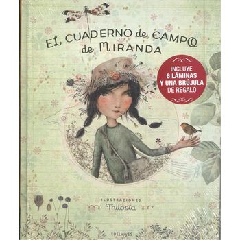 Cuaderno De Campo De Miranda (pack + 6 Láminas Y Brújula De Regalo)