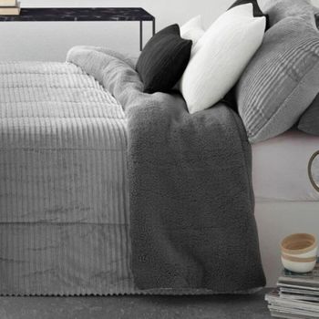 Edredon Conforter Velvet Bermeo Tejido Aterciopelado Para Cama De 135 Cm  con Ofertas en Carrefour