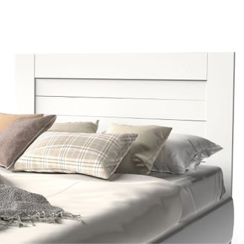 Cabecero De Cama Aroa 164 Cm Color Blanco Dormitorio Moderno