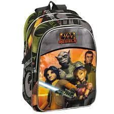 Mochila Grande Star Wars Adp.carro 30x43x14cm.