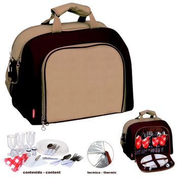 Bolsa Nevera Picnic Perona Outdoor Marron