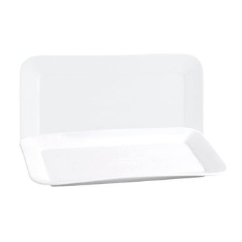 Fuente Rectangular Porcelana Basic 35,8x21cm