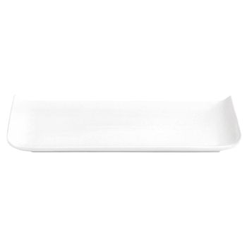 Plato Quid Chef Baguette Cerámica Blanco (25 X 12 Cm) (pack 6x)