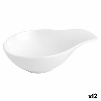 Bol Quid Chef Cerámica Blanco 11 X 8 Cm 12 Unidades