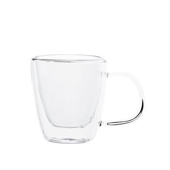 Taza Quid Serenia Transparente Vidrio 100 Ml (6 Unidades)