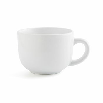 Taza Quid Snow Blanco Cerámica 400 Ml (6 Unidades) (pack 6x)