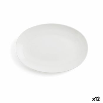 Fuente De Cocina Ariane Vital Coupe Ovalado Cerámica Blanco (ø 26 Cm) (12 Unidades)