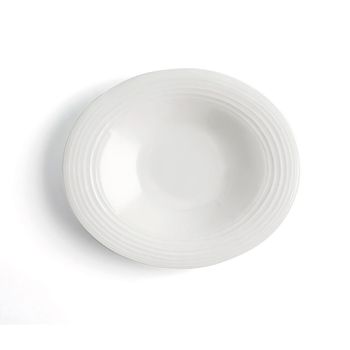 Plato Llano Ariane A'bordo Cerámica Blanco (29 Cm)