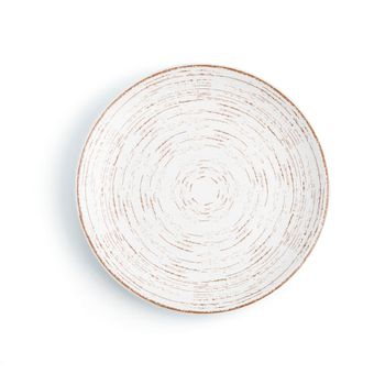 Plato Llano Porcelana Tornado White 18cm