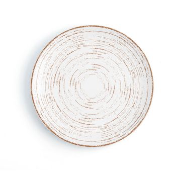 Plato Llano Porcelana Tornado White 21cm