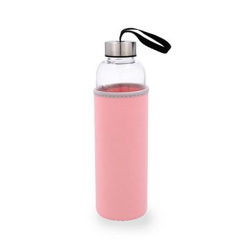 Iris Hojas - Botella De Agua 0.55l En Vidrio Con Funda Neopreno. Rosa con  Ofertas en Carrefour