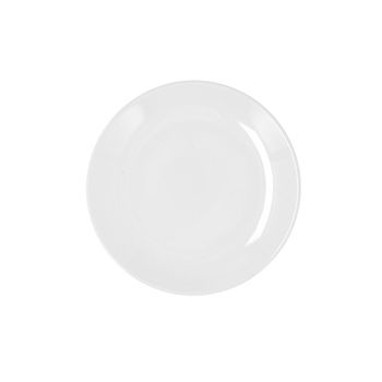 Platos plástico redondos Ø22 cm blancos - 100 unidades - RETIF