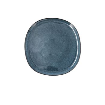 Plato Llano Bidasoa Ikonic Cerámica Azul (20,2 X 19,7 X 1,3 Cm) (pack 6x)