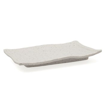 Plato Llano Bidasoa Ikonic Rectangular Gris Plástico (20,7 X 13 X 2 Cm) (pack 12x)