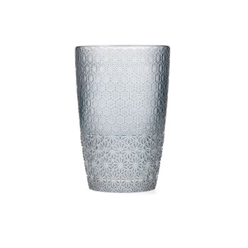 Set De Vasos Bidasoa Ikonic 6 Unidades Gris Vidrio (35 Cl)