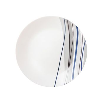 Plato Postre Opal Athenais Azul 18cm