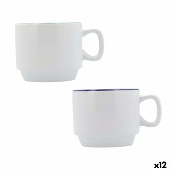 Taza Con Filtro Para Infusiones Dkd Home Decor Velero Porcelana Blanco (380  Ml) con Ofertas en Carrefour