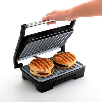 Grill Doble Placa Gallery Dcook 850w Antiadherente 23x14,5 Cm