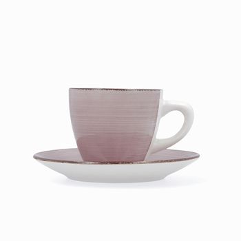 Juego De Tazas Con Platos Quid Vita Morning Cerámica Rosa (22 Cl) (4 Pcs)