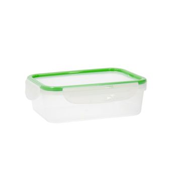 Fiambrera Quid Greenery 1,4 L Transparente Plástico (pack 4x)