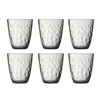 Set 6 Vasos Altos Vidrio Pepite 31cl