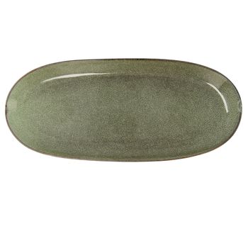 Fuente De Cocina Bidasoa Ikonic Verde Cerámica (36 X 16 Cm) (pack 2x)