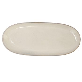 Fuente De Cocina Bidasoa Ikonic Blanco Cerámica (36 X 16 Cm) (pack 2x)