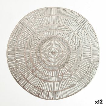 Mantel Individual Quid Habitat Espiral Plateado 38 Cm (pack 12x)