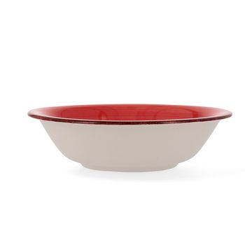 Ensaladera Quid Vita Cerámica Rojo (23 Cm) (pack 6x)