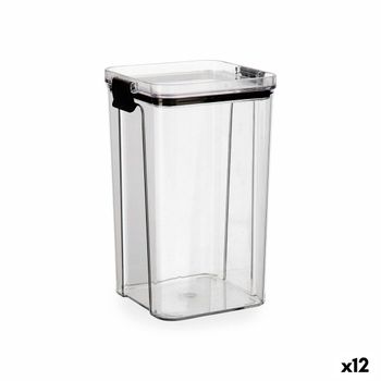 Recipiente Conservador De Alimentos Quid Cocco Transparente Plástico 1,3 L (12 Unidades)