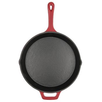 Sartén De Hierro Fundido Ø31 Cm Con Doble Asa Y Pico Negro Bbq#boss con  Ofertas en Carrefour