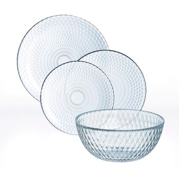 Juego De Tazas De Café Vivalto Transparente Metal Cristal (240 Ml) (3  Piezas) (8,5 X 10,5 X 33 Cm) con Ofertas en Carrefour