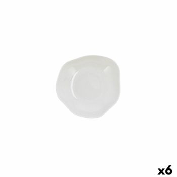 Bol Ariane Earth Cerámica Blanco Ø 17 Cm (6 Unidades)