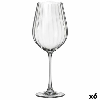 Copa De Vino Bohemia Crystal Optic Transparente 650 Ml 6 Unidades